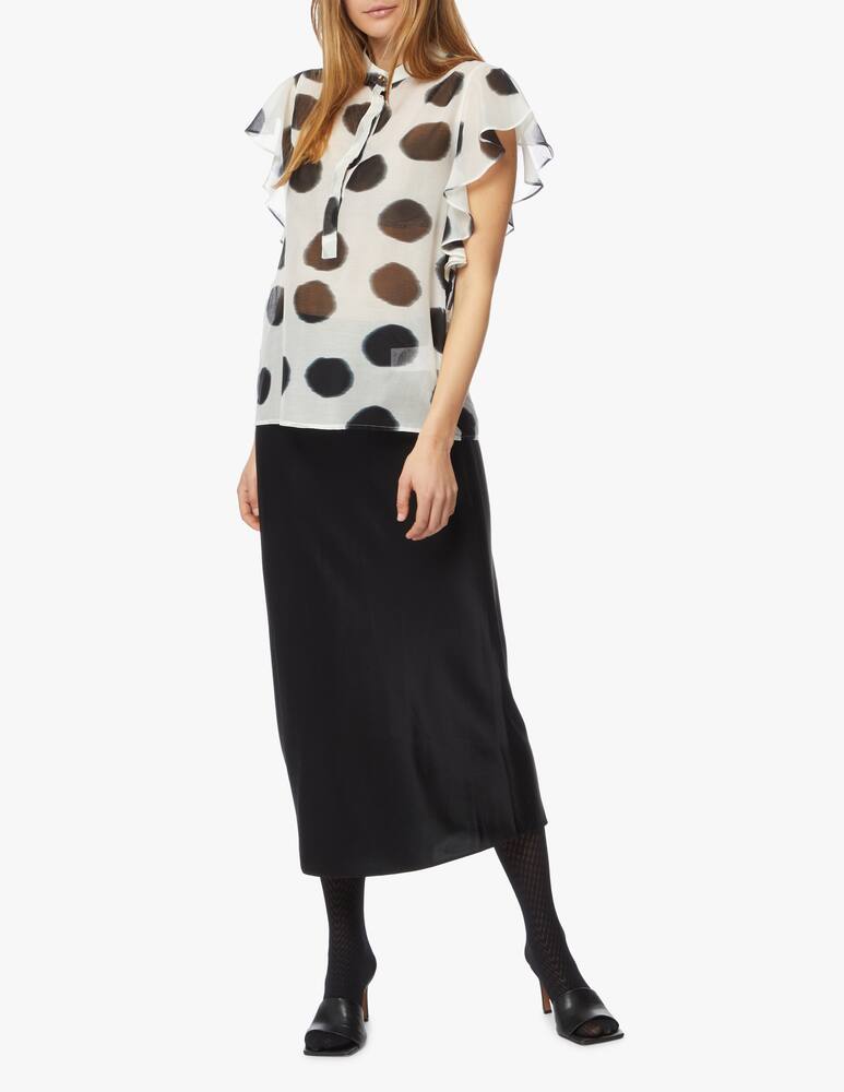 rinascente Marella Camicia Steno con stampa pois