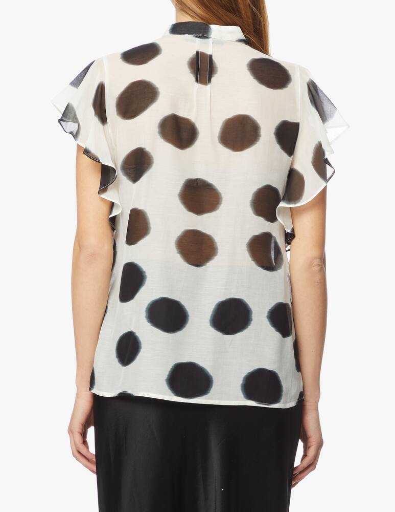 rinascente Marella Camicia Steno con stampa pois