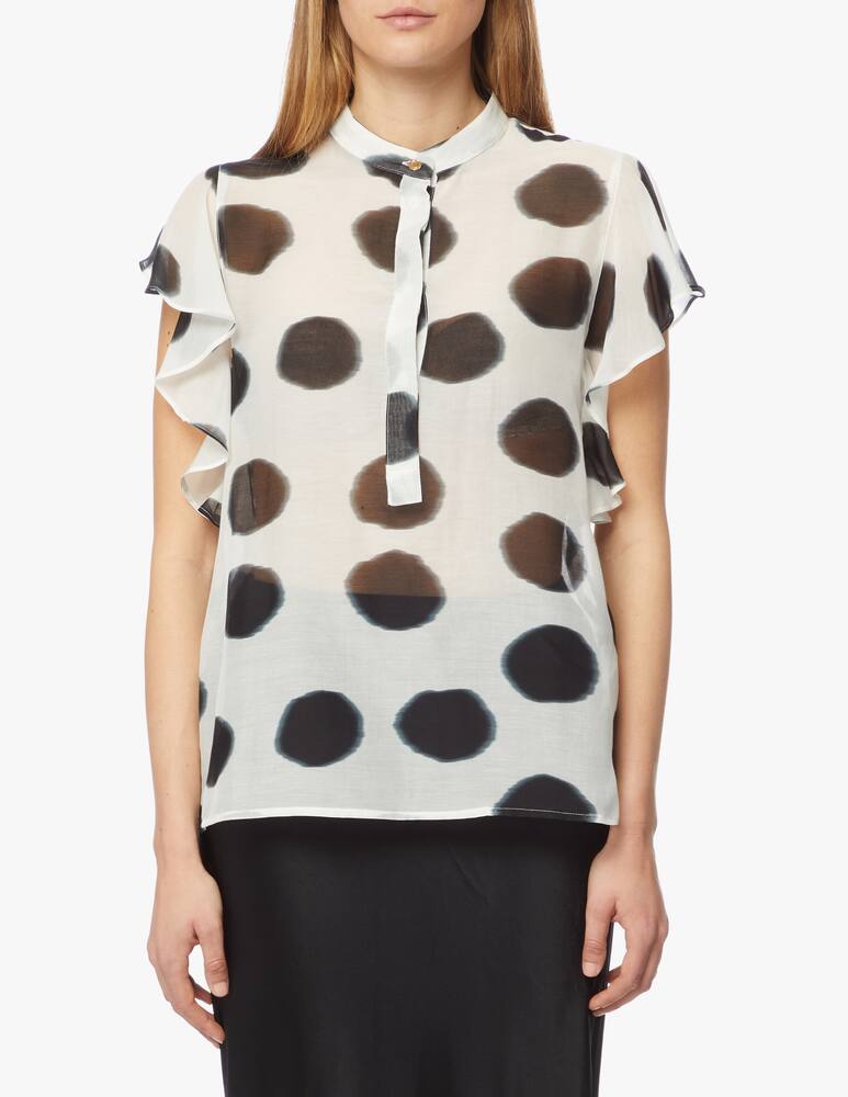 rinascente Marella Camicia Steno con stampa pois