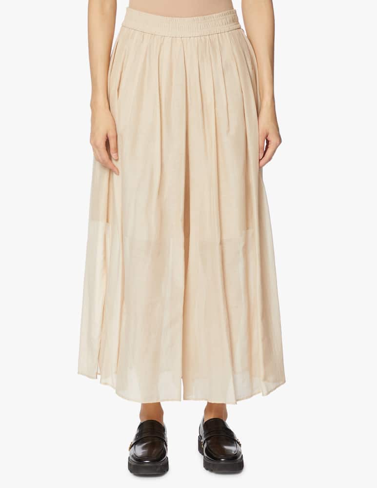 rinascente Marella Gonna pantalone Marche in cotone e seta