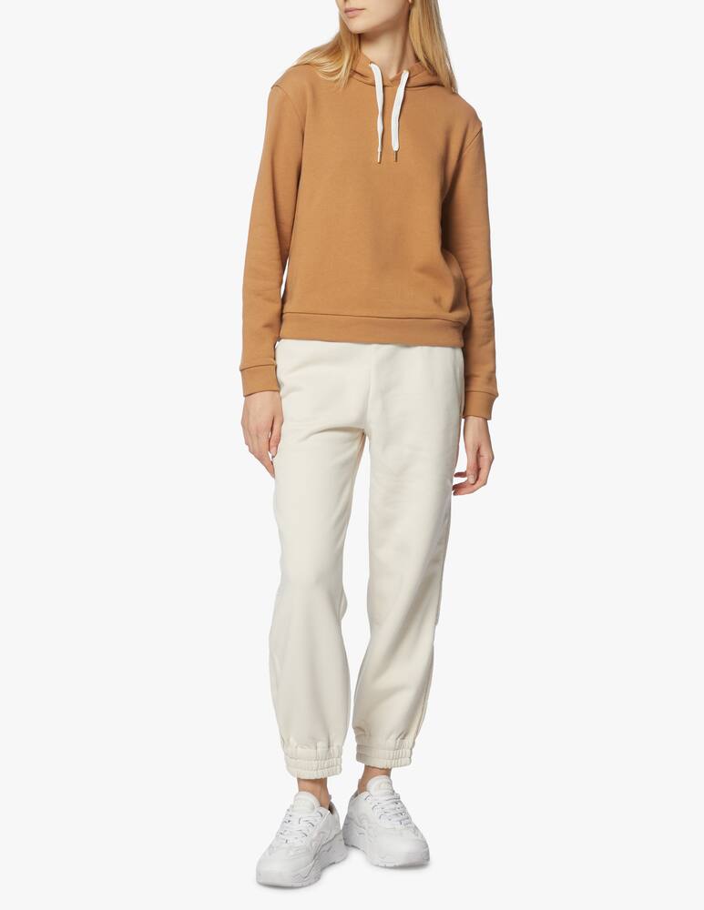 rinascente iBlues Felpa crop in cotone con cappuccio Cordova