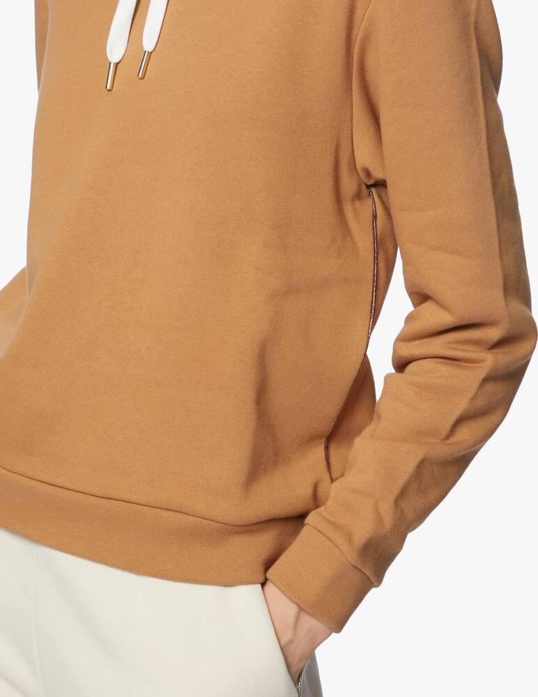 rinascente iBlues Felpa crop in cotone con cappuccio Cordova