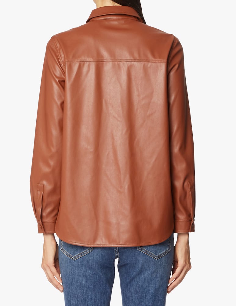 rinascente iBlues Faux leather shirt Cricket