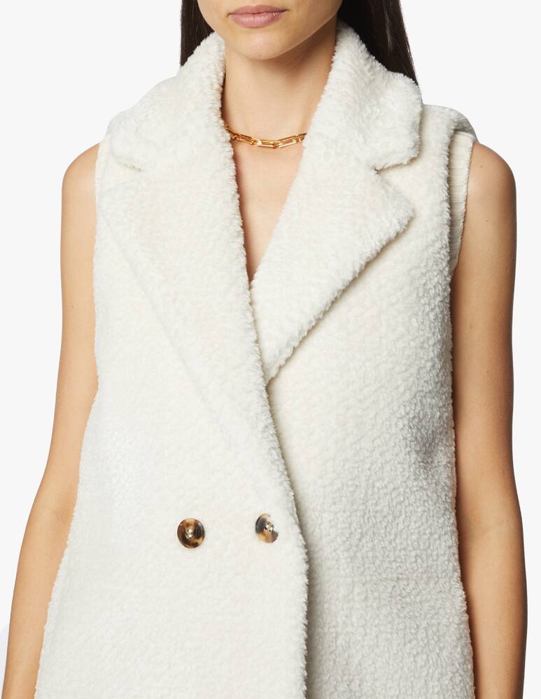 rinascente Marella Faux fur vest Bibita