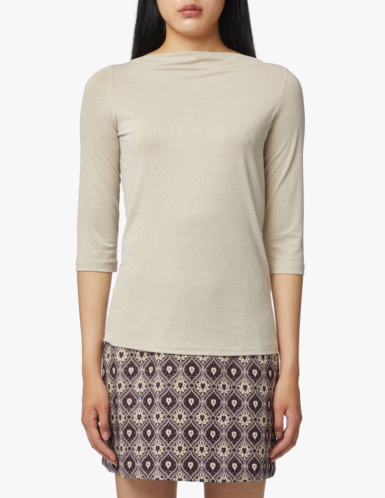 rinascente Marella Viscose blend t-shirt with three quarters sleeves
