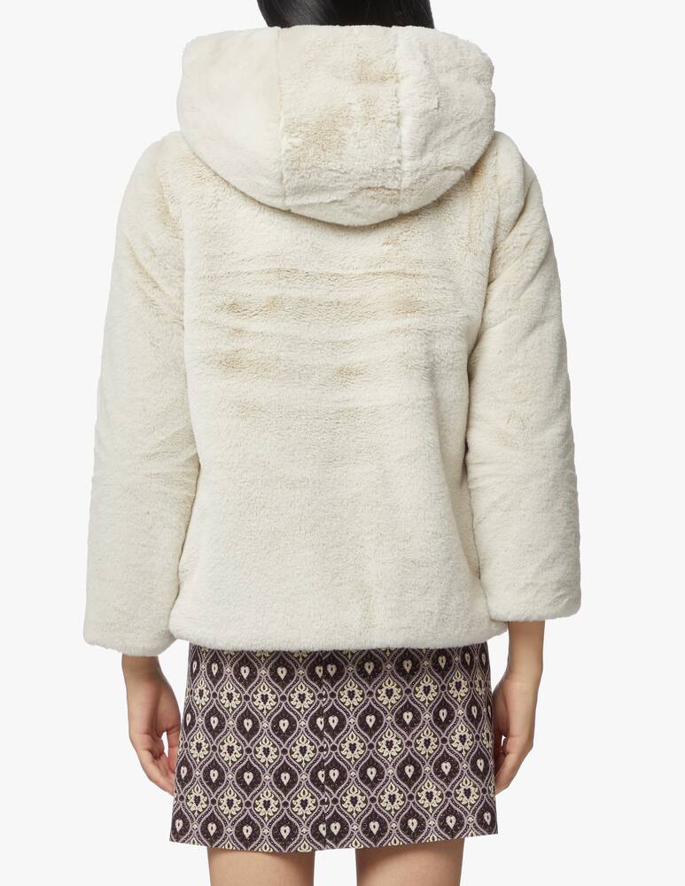 rinascente Marella Giacca in pelliccia sintetica con cappuccio Cozza