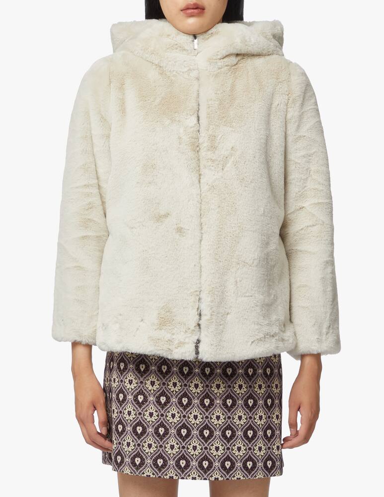 rinascente Marella Giacca in pelliccia sintetica con cappuccio Cozza