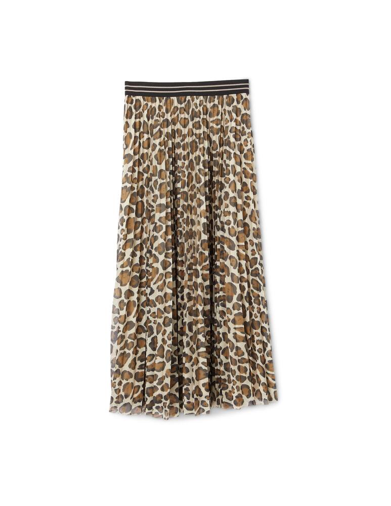 Marella Pleated maxi skirt with prints Saggina - picture 1 Marella Pleated maxi skirt with prints Saggina - picture 1