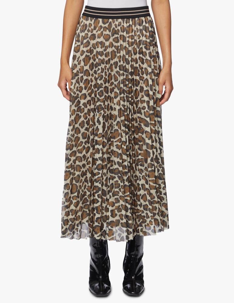 Marella Pleated maxi skirt with prints Saggina - picture 4 Marella Pleated maxi skirt with prints Saggina - picture 4