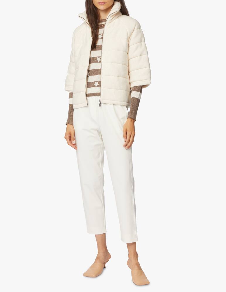 rinascente Marella Piumino in lana con manica trapuntata