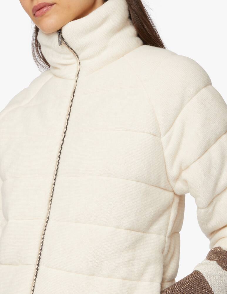 rinascente Marella Piumino in lana con manica trapuntata