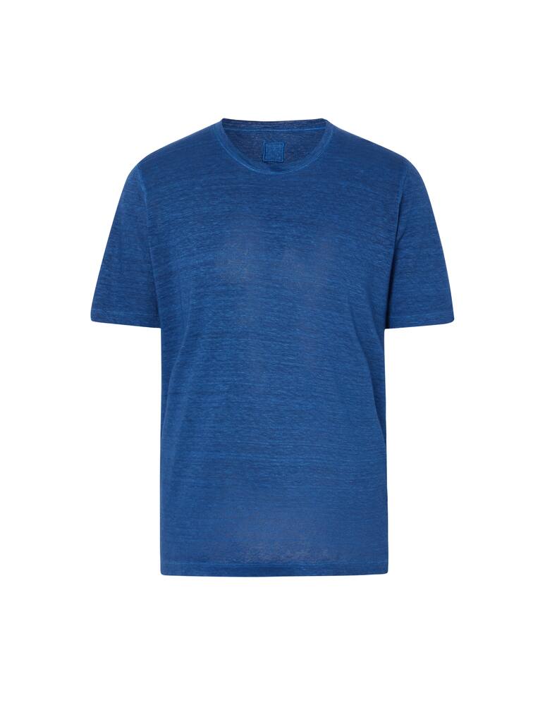 rinascente 120% Lino Fade linen t-shirt - blue