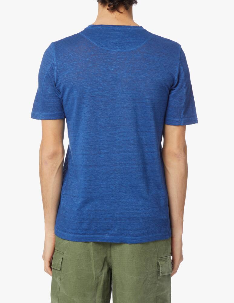 rinascente 120% Lino Fade linen t-shirt - blue