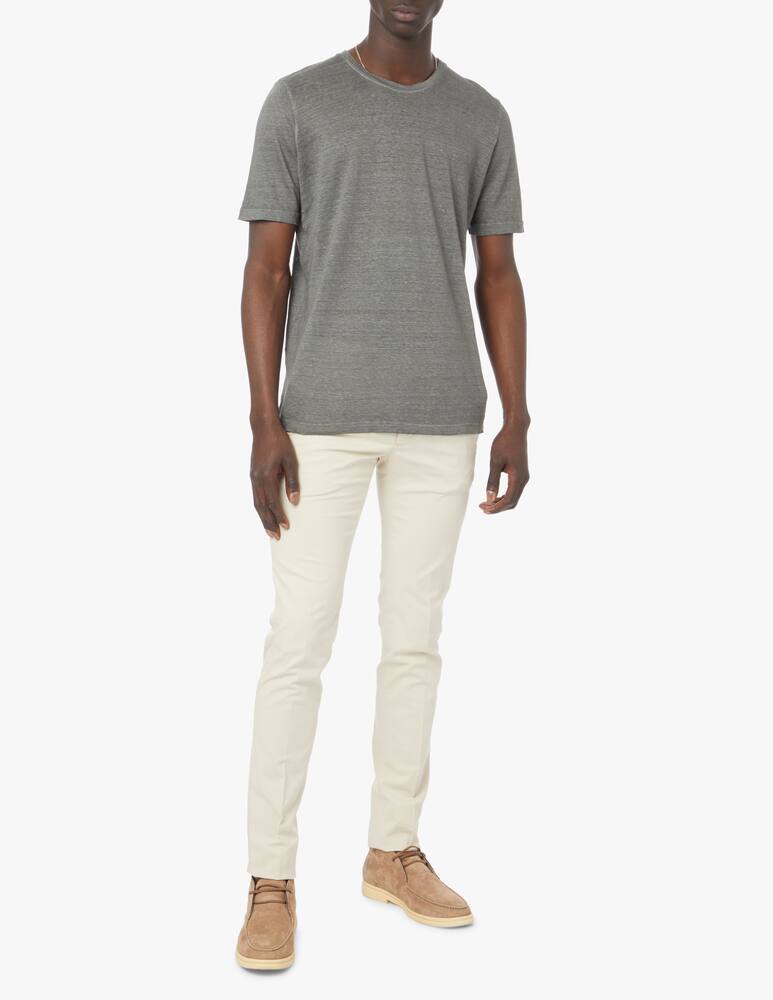 rinascente 120% Lino Maglietta girocollo lino sbiadito - grigio