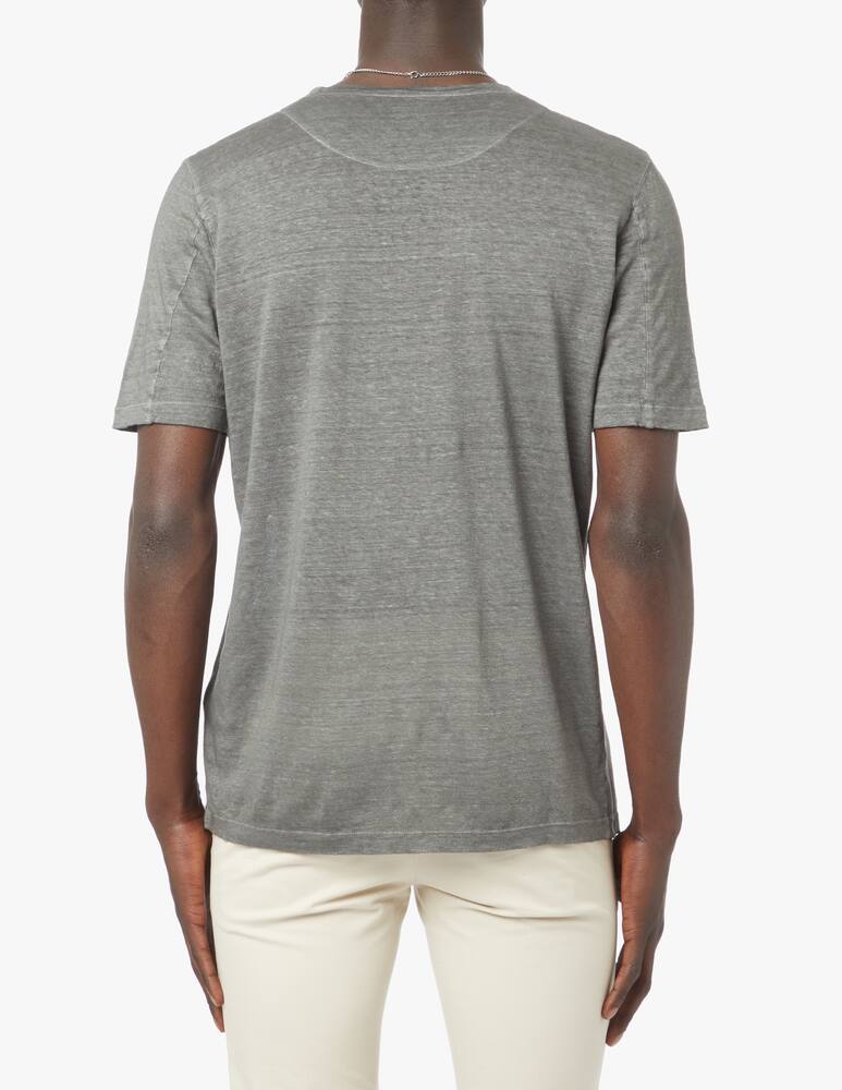 rinascente 120% Lino Maglietta girocollo lino sbiadito - grigio