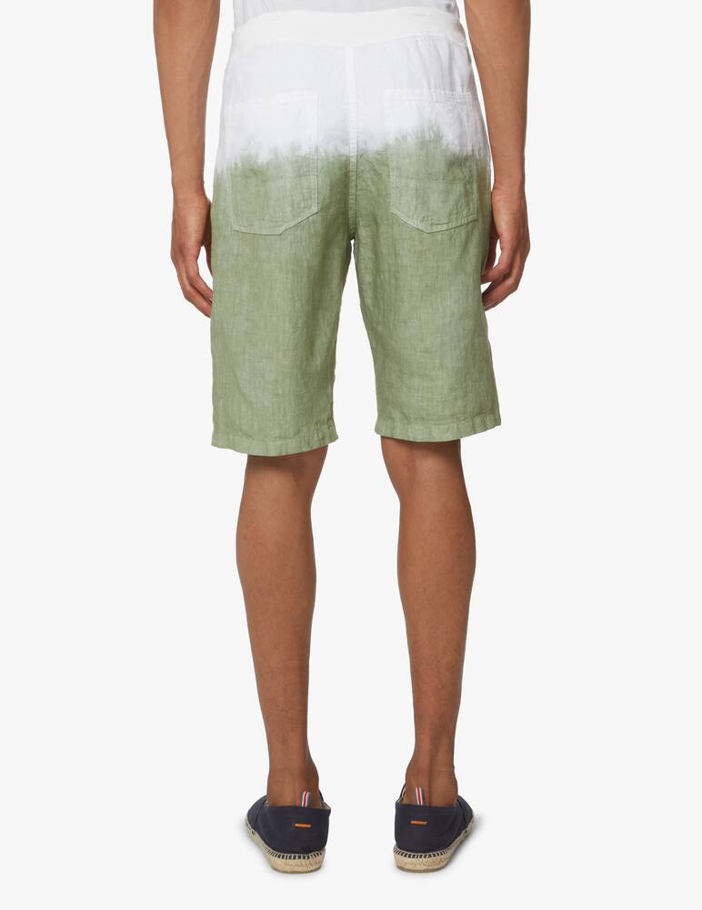 rinascente 120% Lino Bermuda coulisse fascia tye dye - multicolor