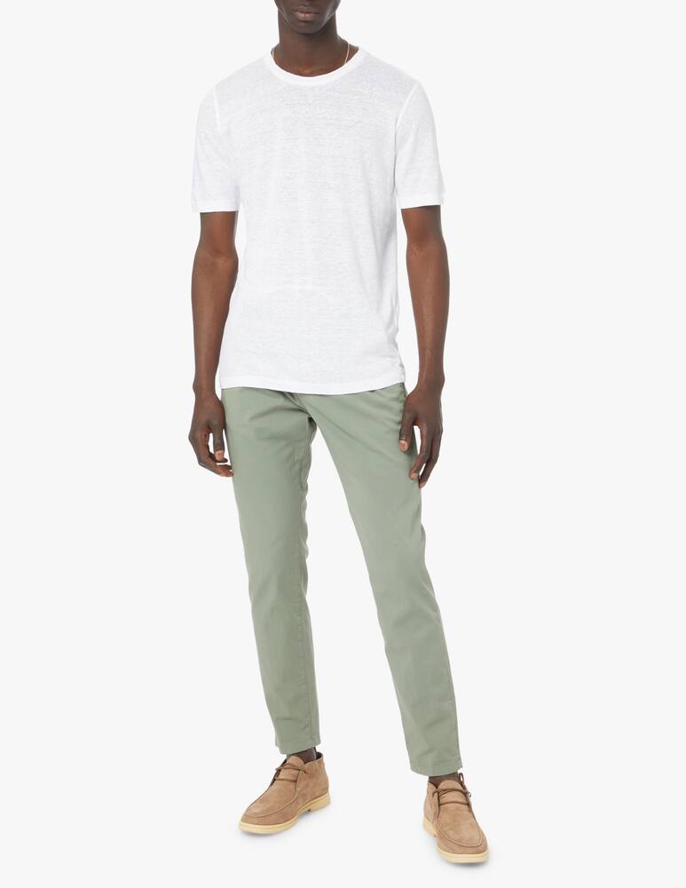 rinascente 120% Lino Fade linen t-shirt - white