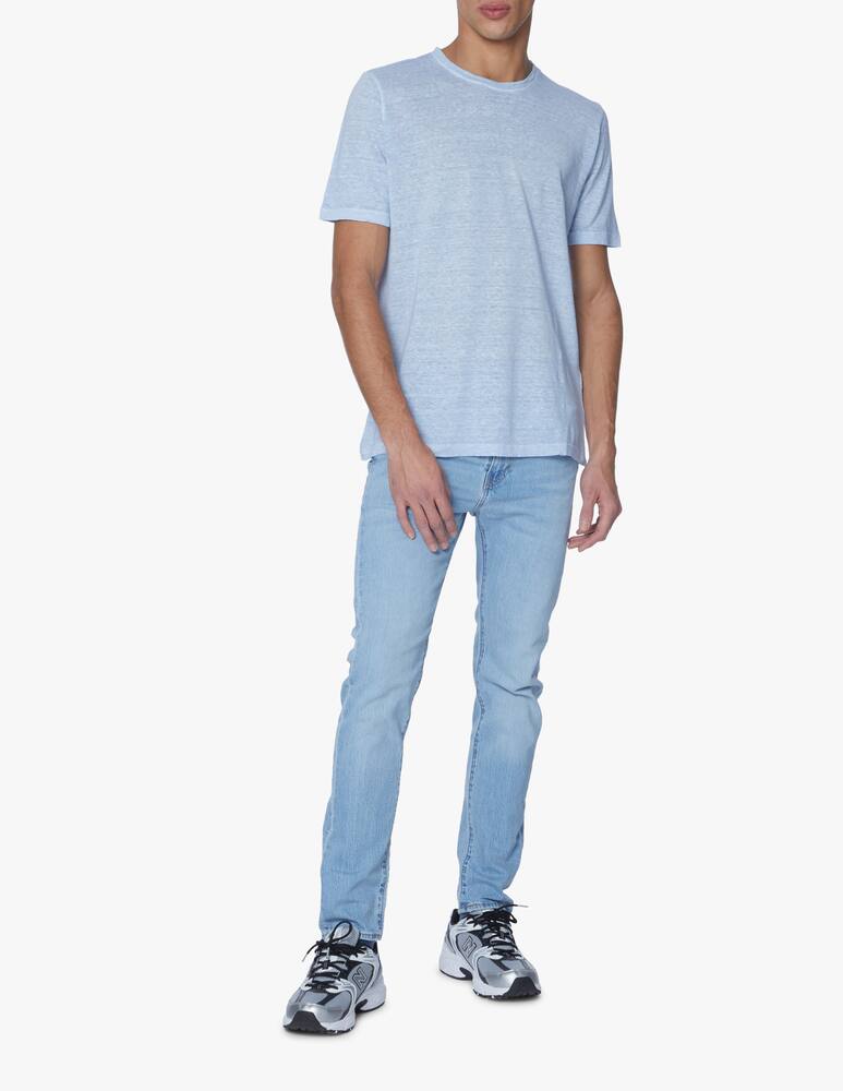 rinascente 120% Lino Fade linen t-shirt - blue