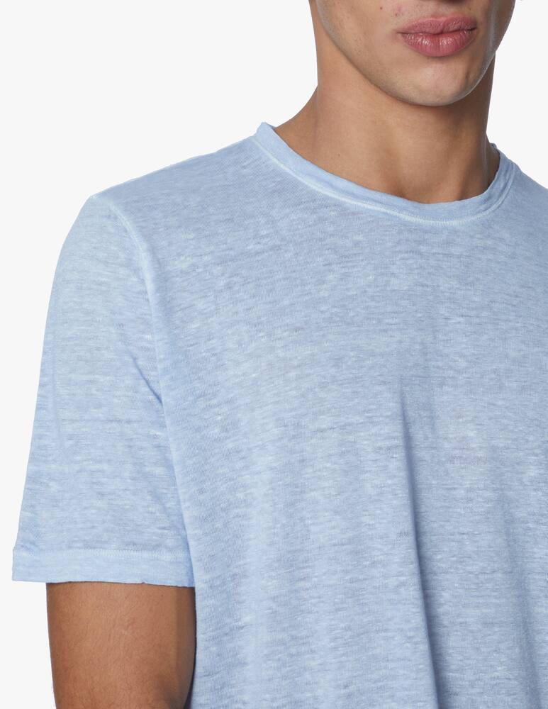 rinascente 120% Lino Fade linen t-shirt - blue