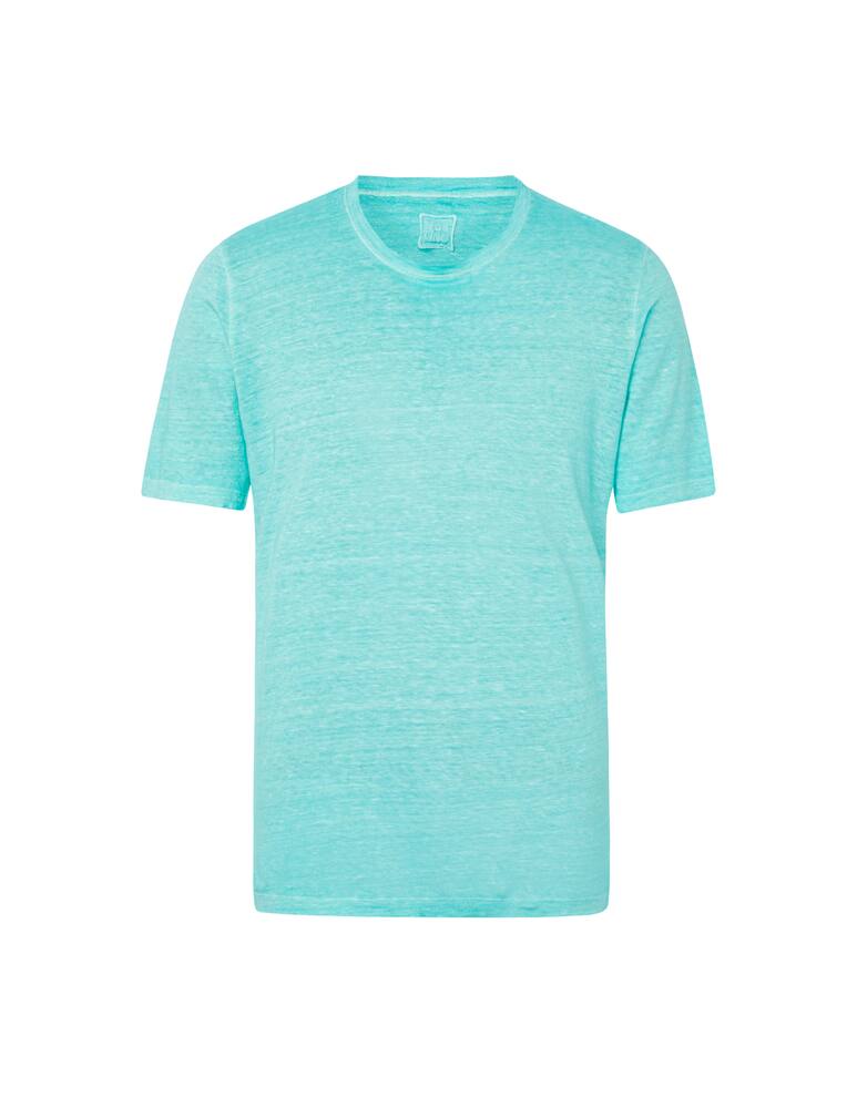 rinascente 120% Lino Fade linen t-shirt - light blue