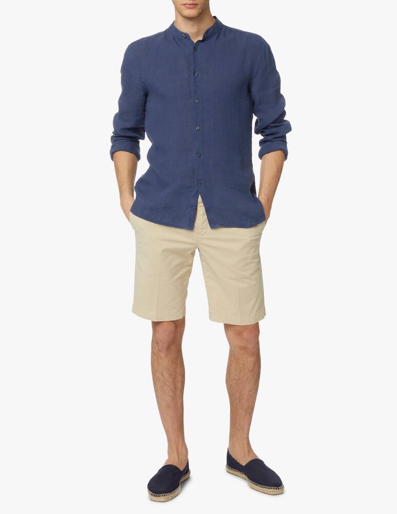 rinascente 120% Lino Guru linen shirt - blue