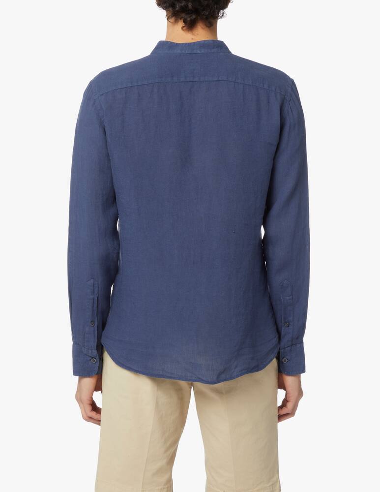 rinascente 120% Lino Guru linen shirt - blue