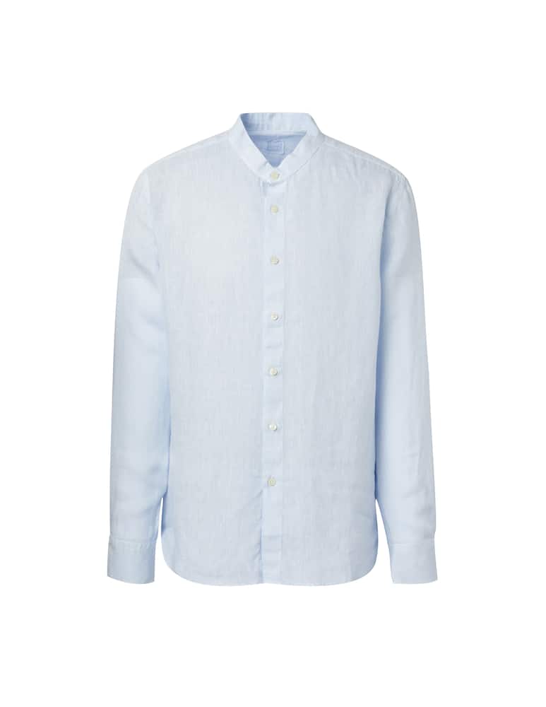 rinascente 120% Lino Camicia manica lunga guru lino sbiadito - azzurro