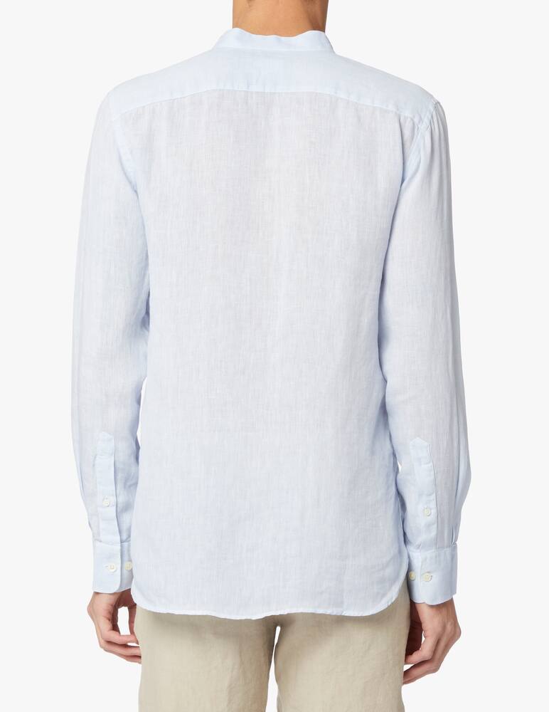 rinascente 120% Lino Camicia manica lunga guru lino sbiadito - azzurro