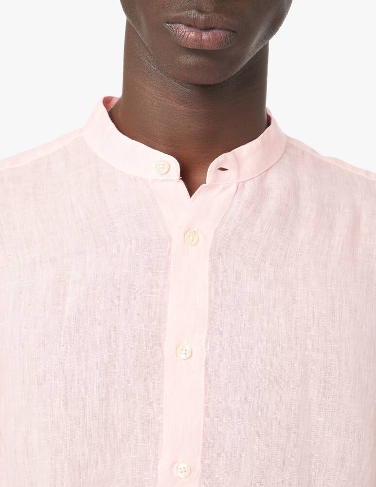 rinascente 120% Lino Fade linen shirt - pink
