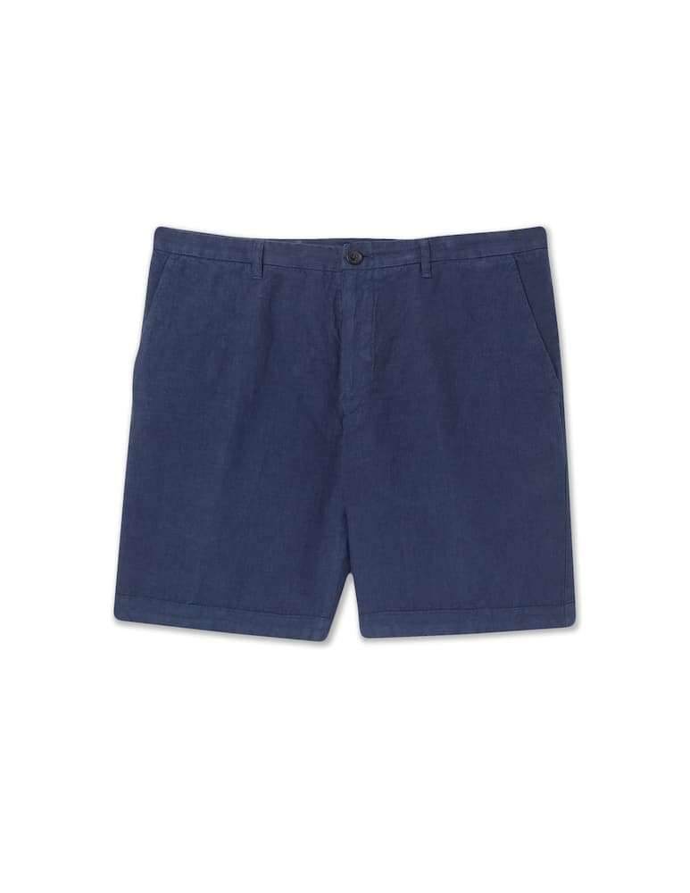 rinascente 120% Lino Linen chino shorts - blue