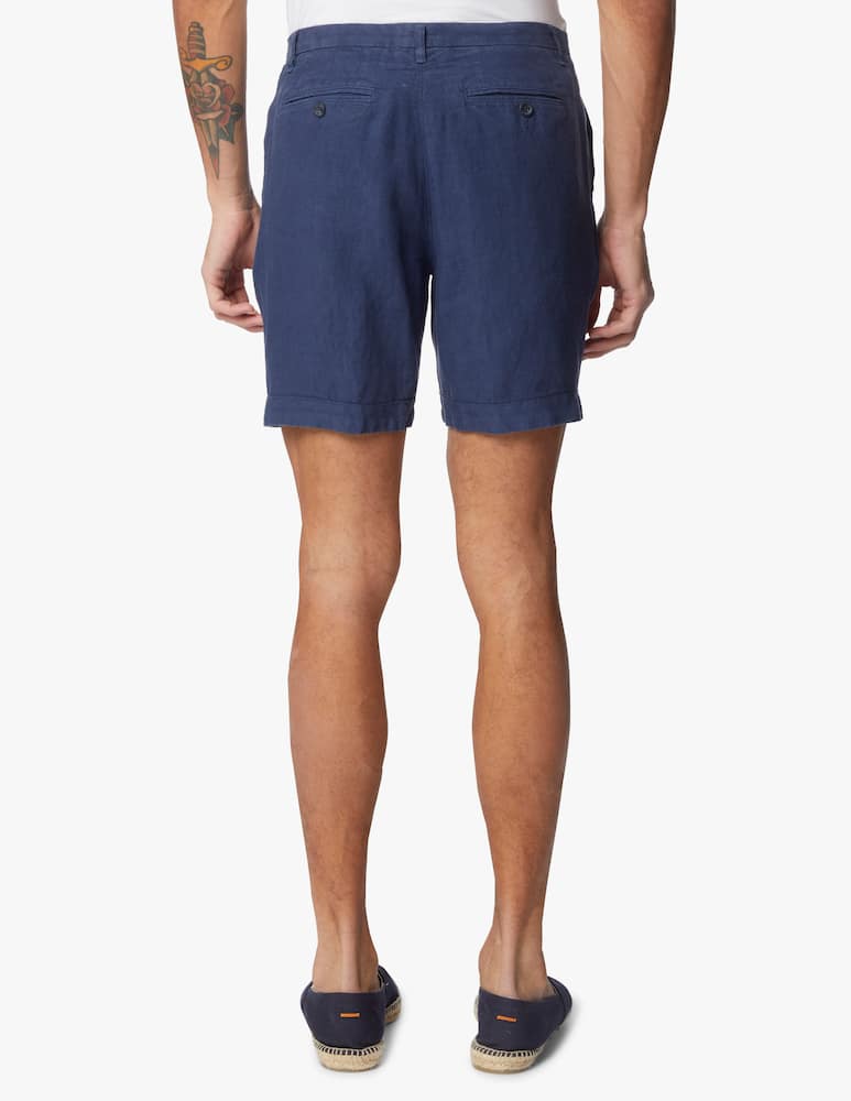 rinascente 120% Lino Linen chino shorts - blue