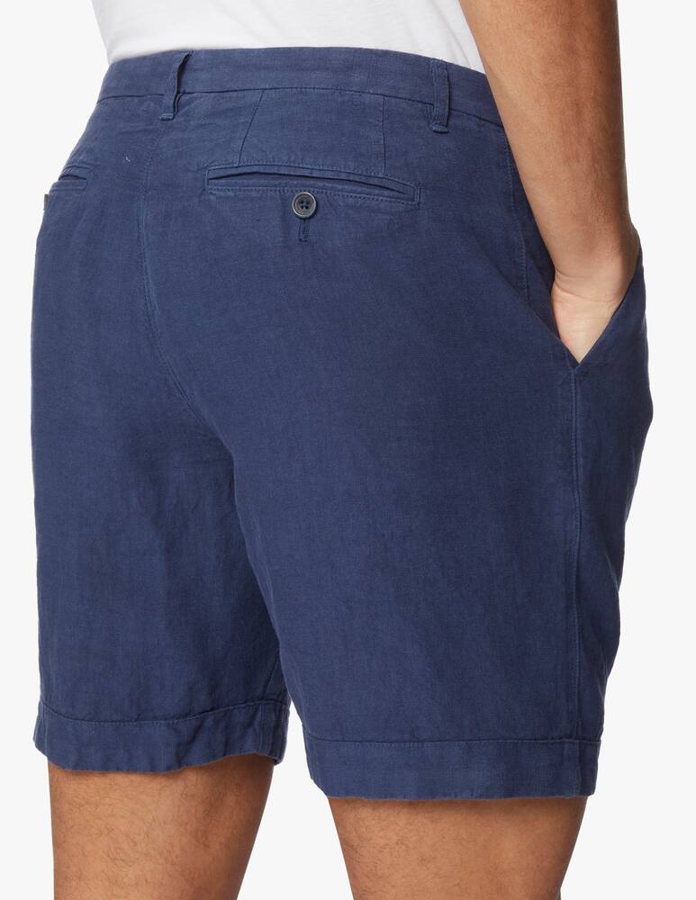 rinascente 120% Lino Linen chino shorts - blue