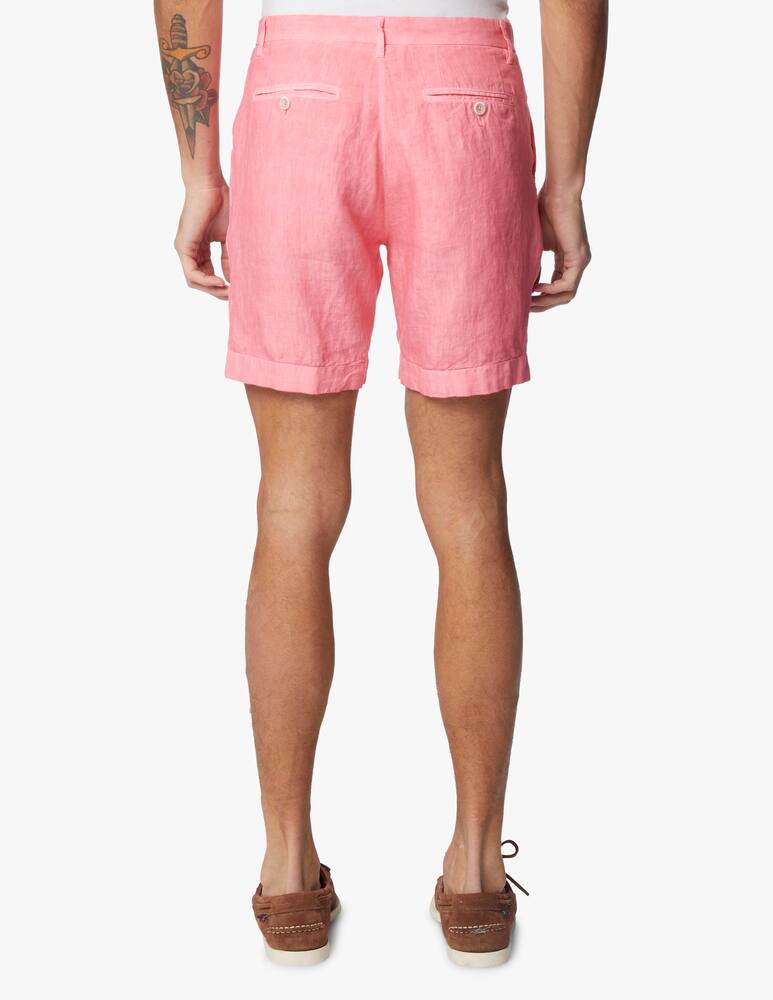 rinascente 120% Lino Fade linen chino shorts - violet