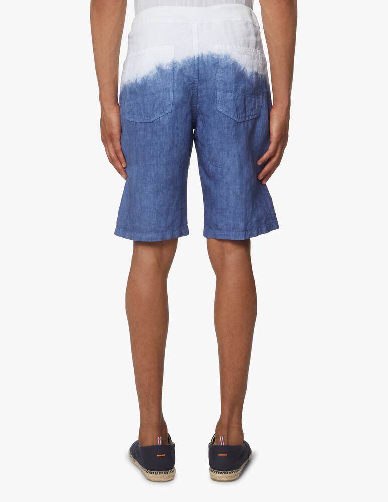 rinascente 120% Lino Tye dye coulisse band shorts - multi