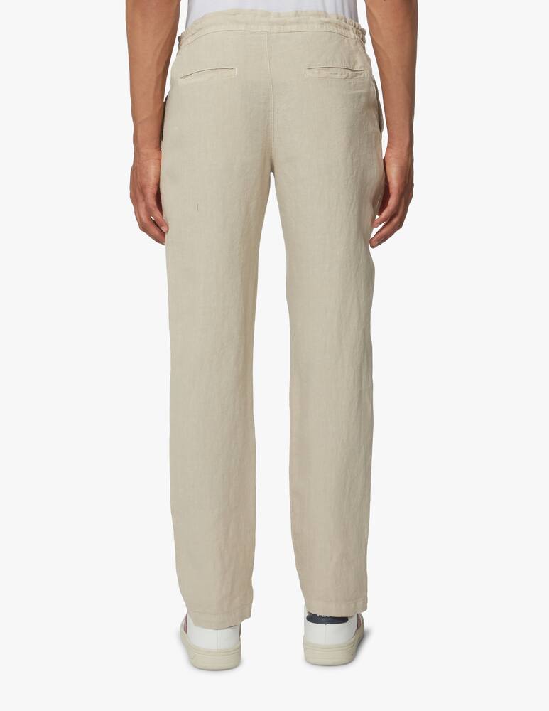 rinascente 120% Lino Linen coulisse pant - beige