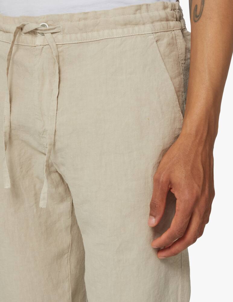 rinascente 120% Lino Linen coulisse pant - beige