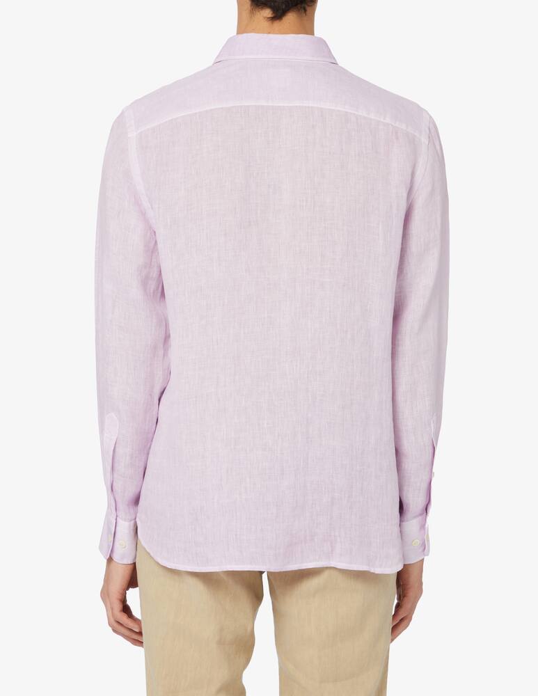 rinascente 120% Lino Camicia manica lunga in lino slim fit 