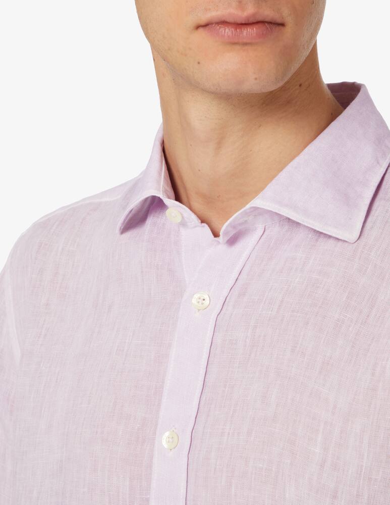 rinascente 120% Lino Camicia manica lunga in lino slim fit 