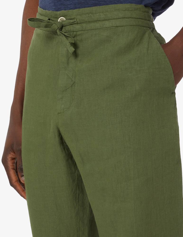 rinascente 120% Lino Linen coulisse pants 
