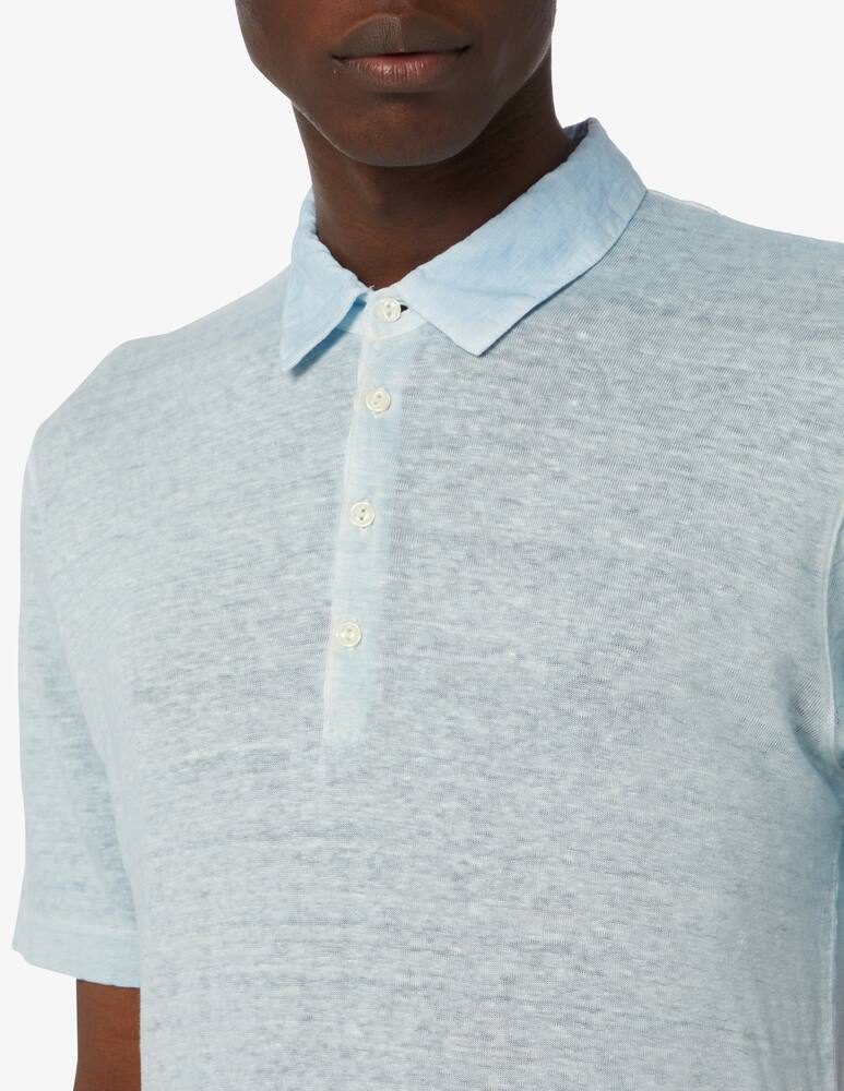 rinascente 120% Lino 4 buttons linen t-shirt 