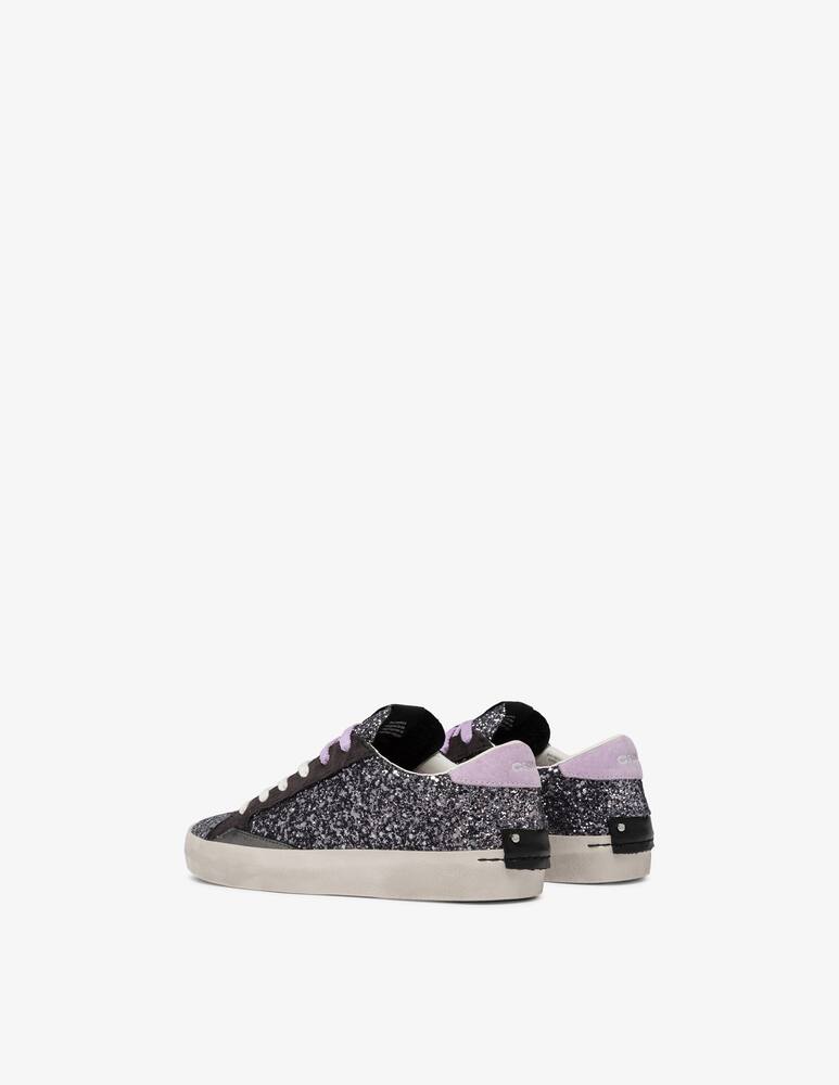 rinascente Crime London Sneaker con glitter effetto invecchiato