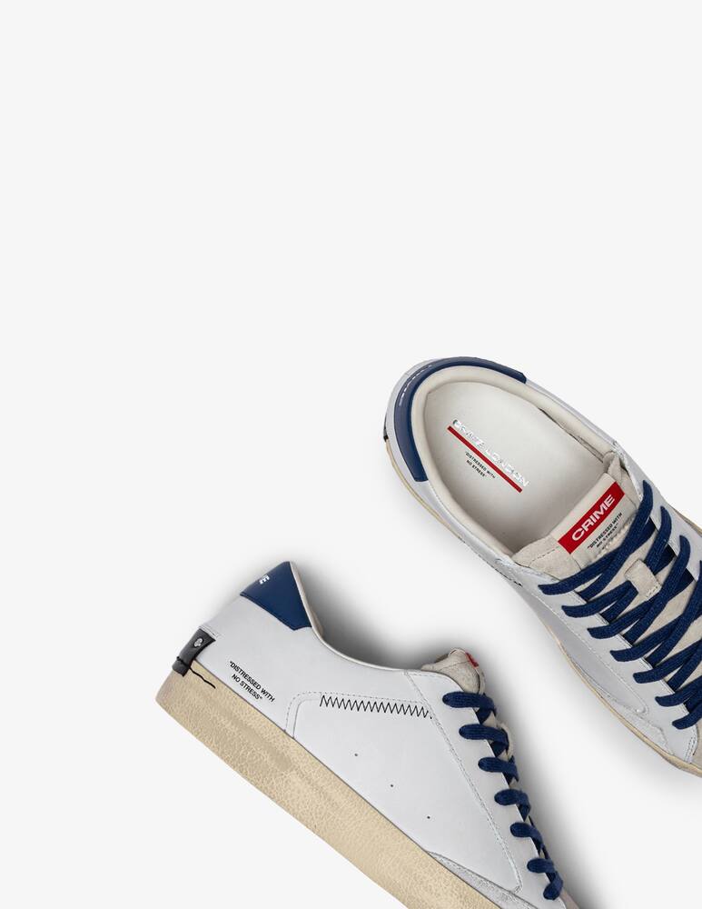 rinascente Crime London Sneakers Distressed City Blue
