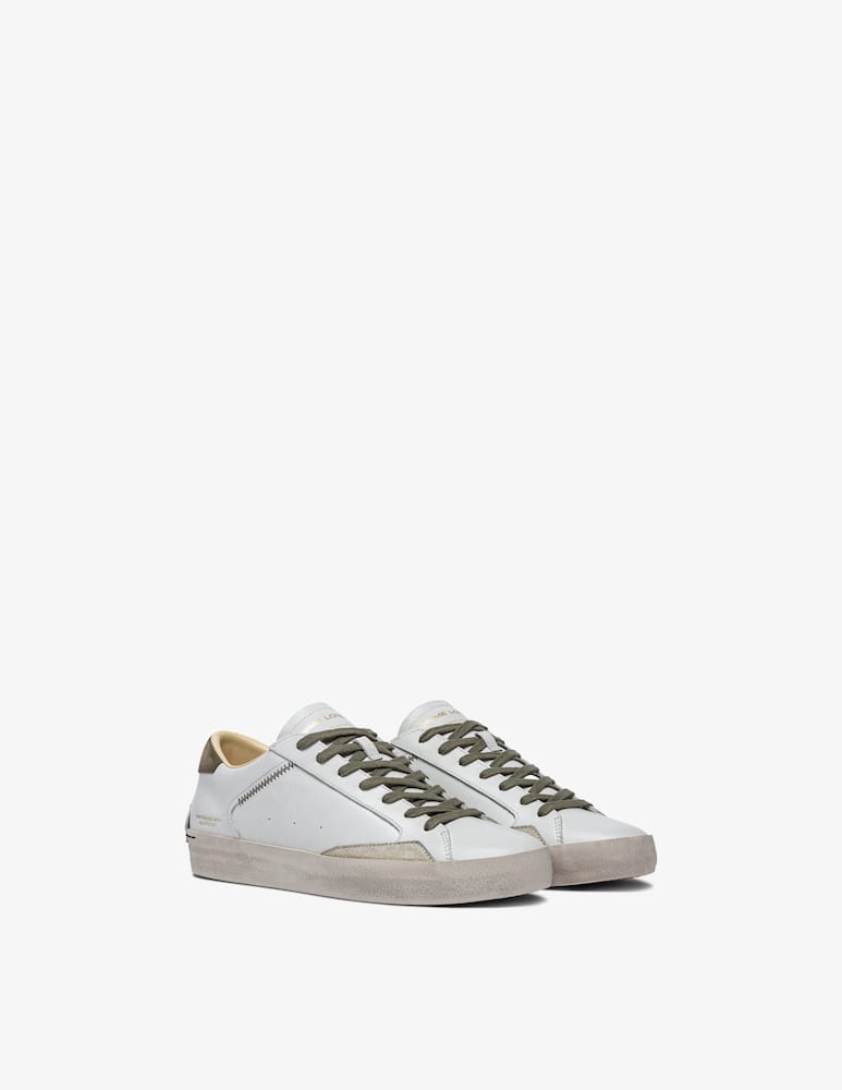 rinascente Crime London Distressed Cactus Green Sneakers