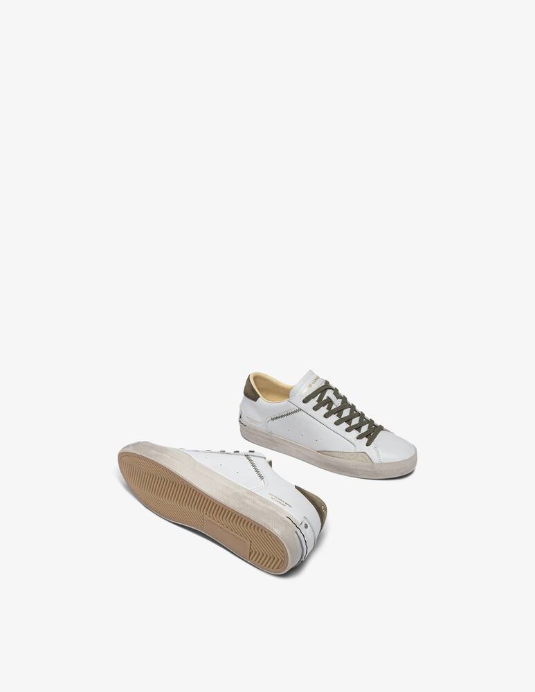 rinascente Crime London Distressed Cactus Green Sneakers