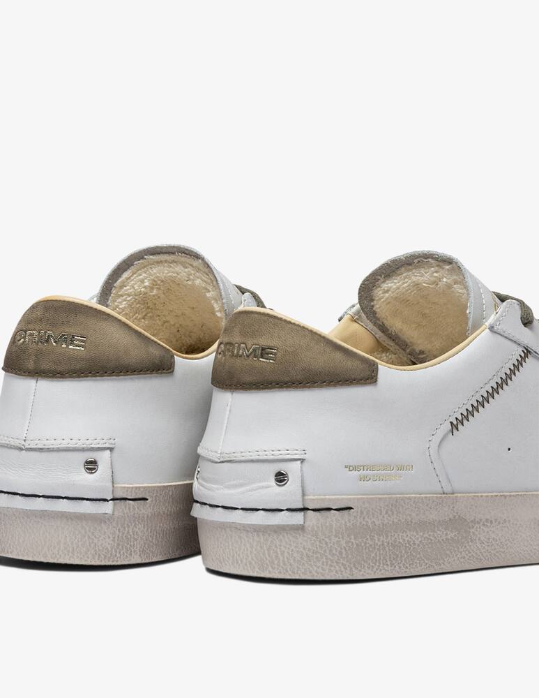 rinascente Crime London Distressed Cactus Green Sneakers