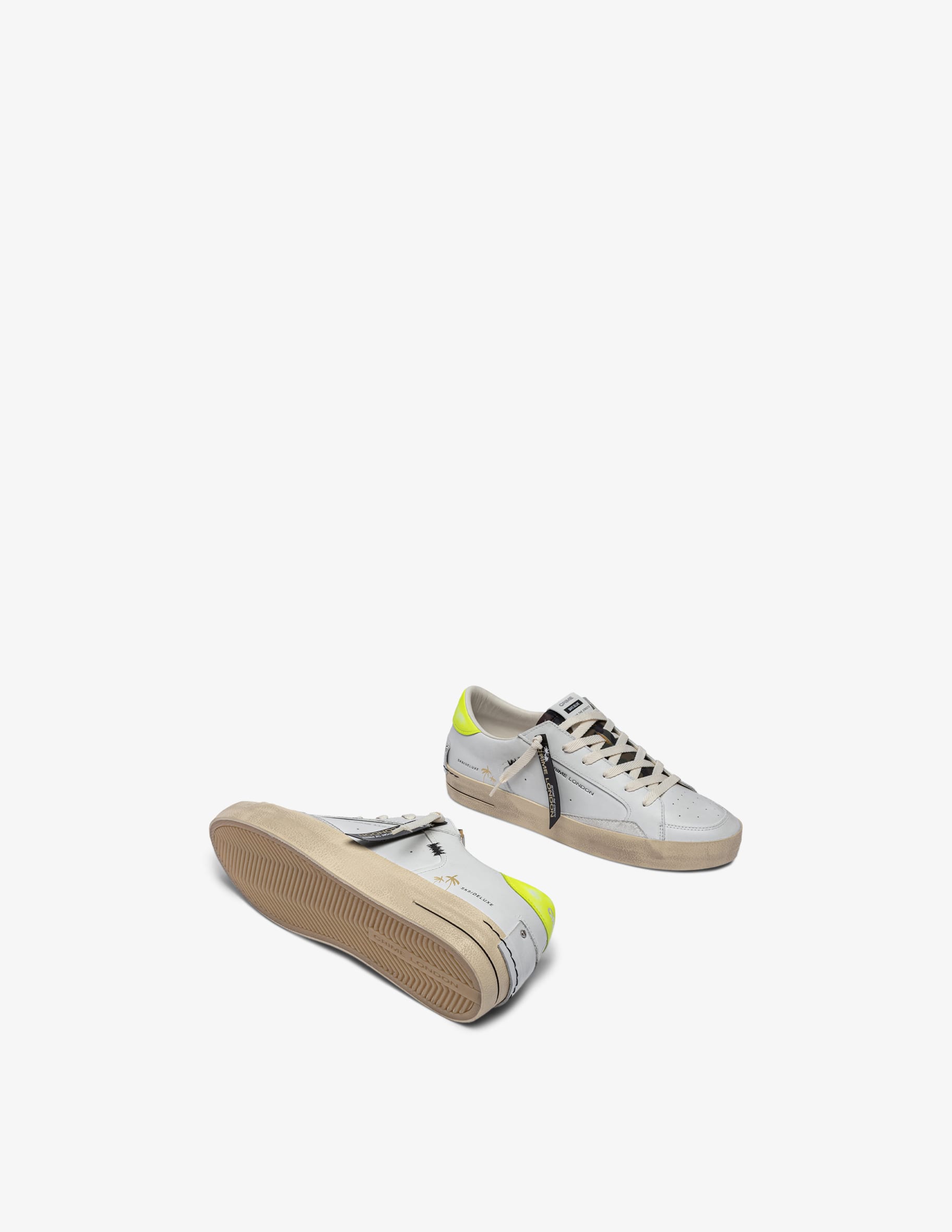 Acquista Crime London Sneakers Sk8 Deluxe Camo Yellow su Rinascente