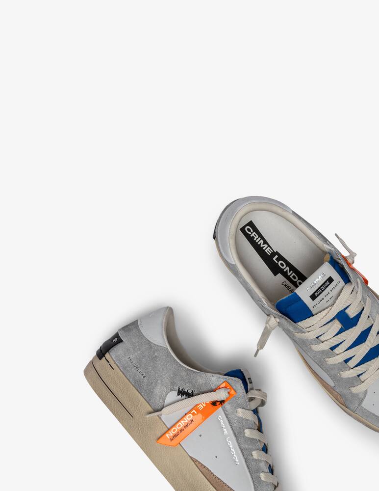 rinascente Crime London Sk8 Deluxe Misty Grey Sneakers