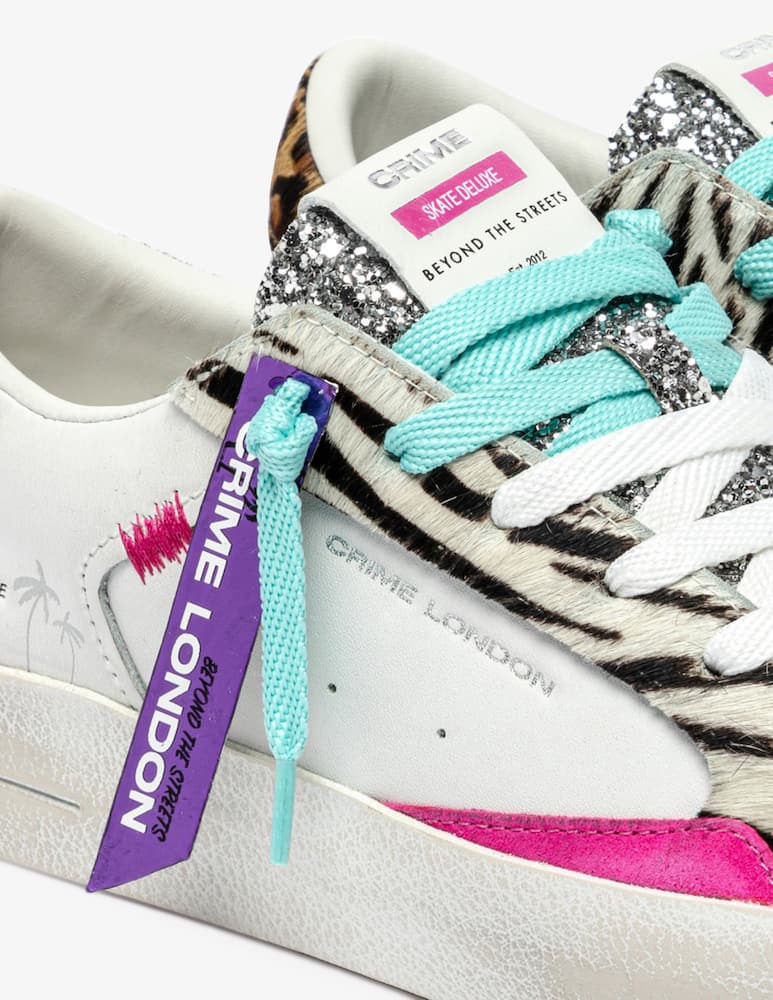 Crime London Deluxe patchwork sneaker - picture 4 Crime London Deluxe patchwork sneaker - picture 4