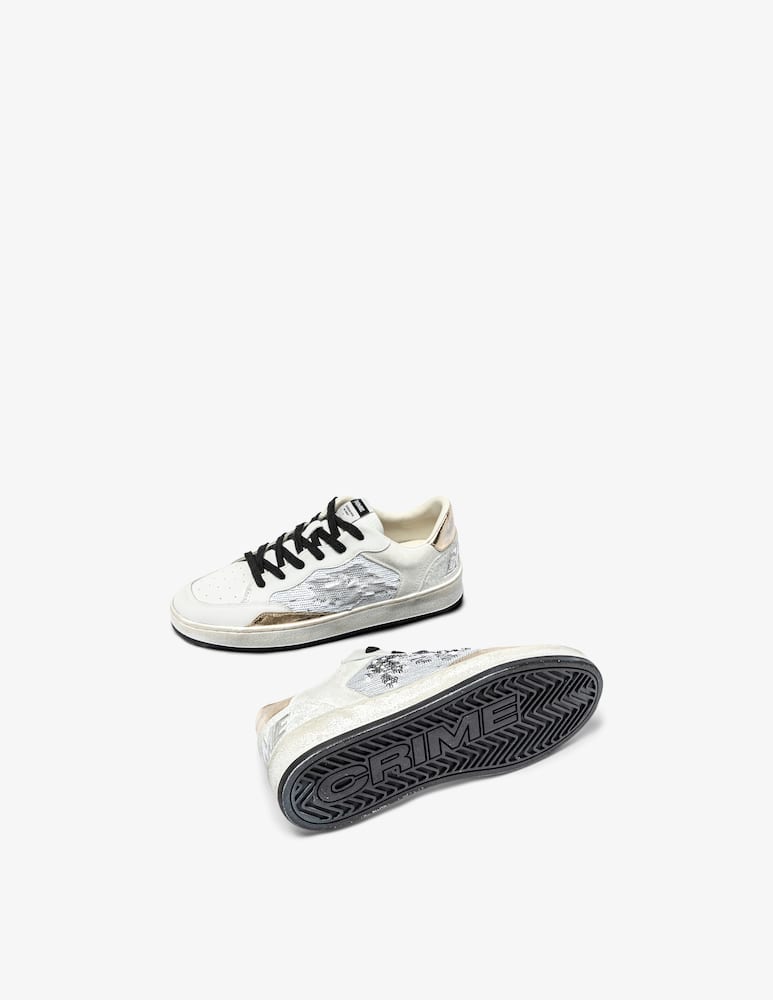 Crime London Chelsea Platinum Glow Sneakers - picture 4 Crime London Chelsea Platinum Glow Sneakers - picture 4