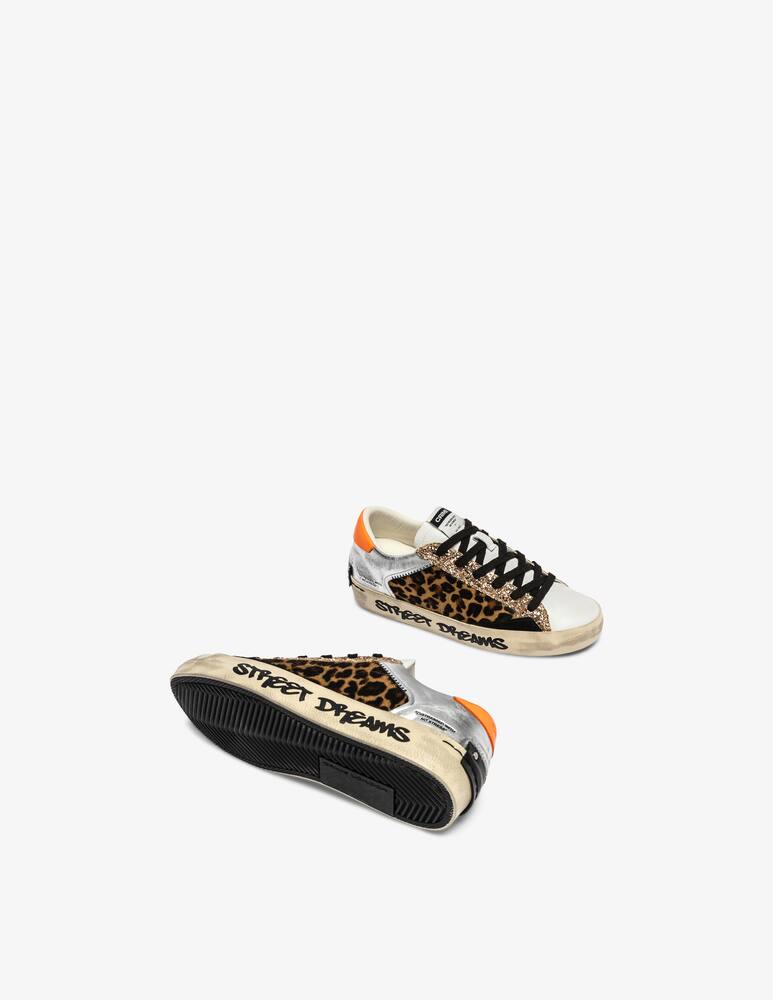 rinascente Crime London Distressed patchwork sneakers